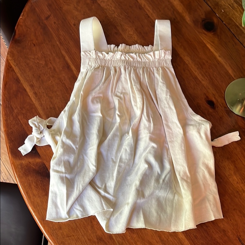 Urban Outfitters White Camisole with Feminine Design
